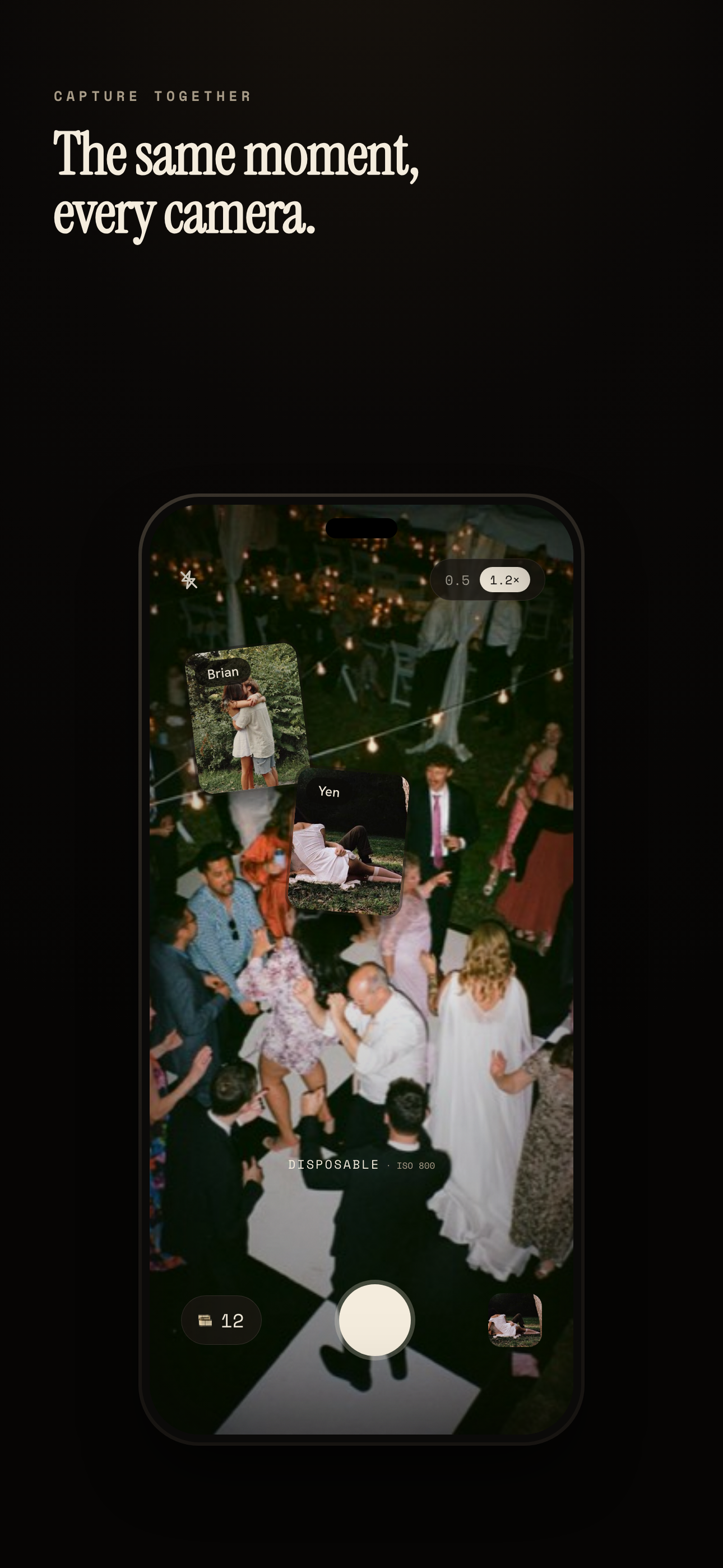 The same moment, every camera.